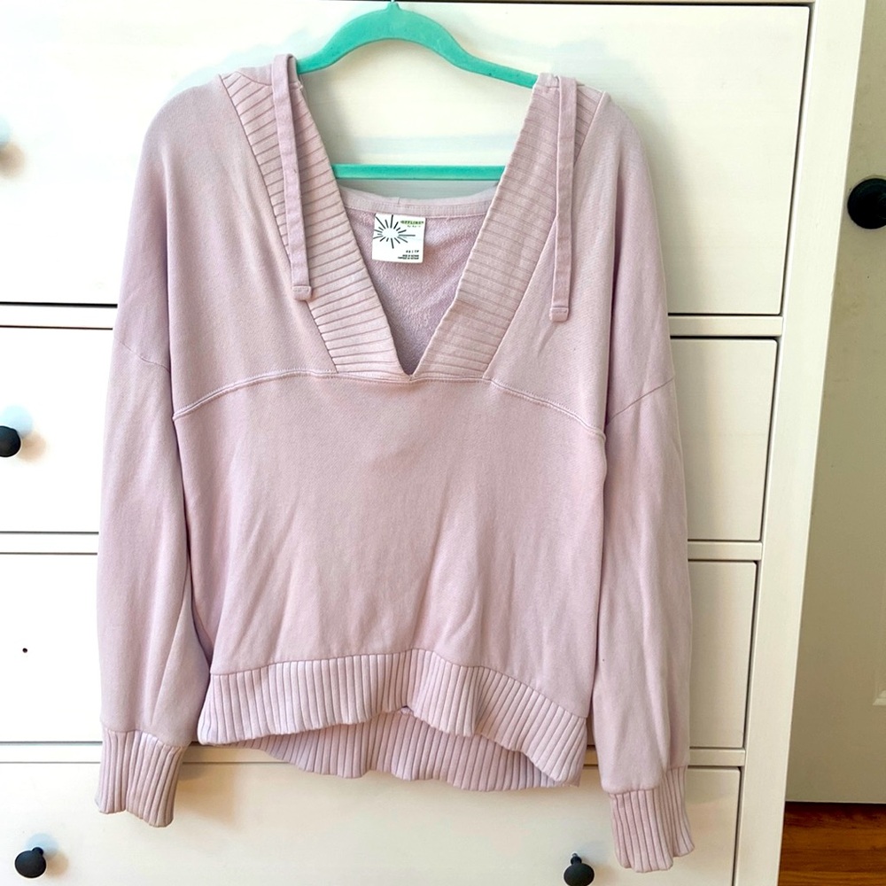 XS purple aerie sweatshirt